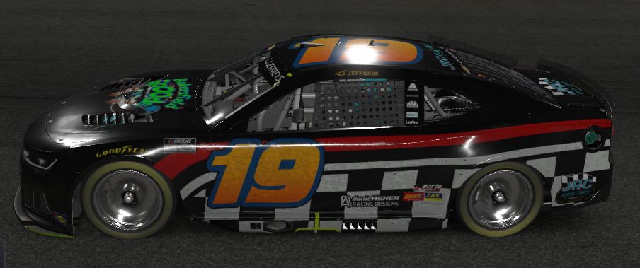 CJ Jeffreys's number 19 Second Chance Motorsports Season 12 paint scheme