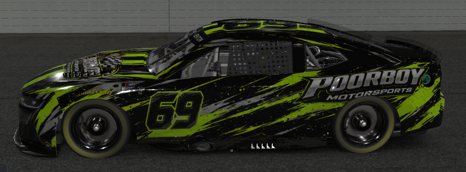 Joshua Benton's number 69 Poorboy Motorsports Season 12 paint scheme